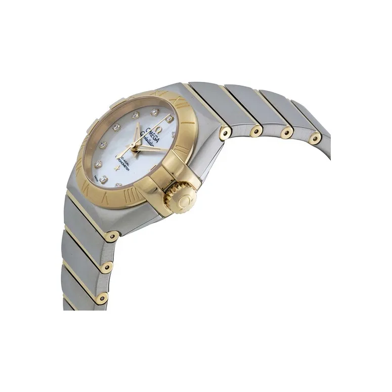 OMEGA Constellation Collection Automatic Mechanical Movement Women's Watch 27mm White Dial-3