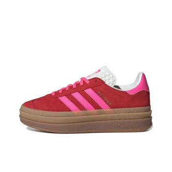 Adidas Originals Gazelle Bold Collegiate Red Lucid Pink Women's