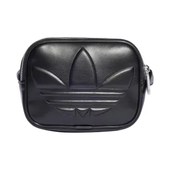 Adidas Originals Polyurethane Artificial Leather Shoulder Bag Crossbody Bag Mini Women's Black
