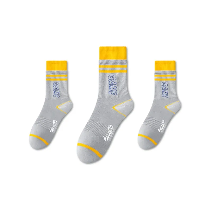 Taste The Color Mid Calf Socks Unisex 3 Pack-40