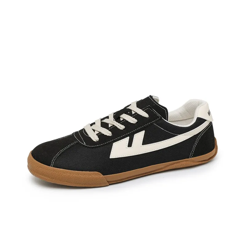 Warrior Slip Resistant, Abrasion Resistant, Breathable, Lightweight Low Top Canvas Shoes Unisex Black Rice-2