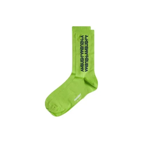 AMBUSH Mid Calf Socks Unisex 1 Pack Green