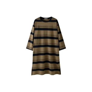 MEITENG Nightgown Women's Brown