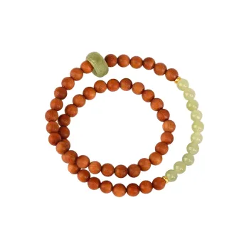 GOLDFISH ALLEY Bracelets Pale Greenish White Jade Women's
