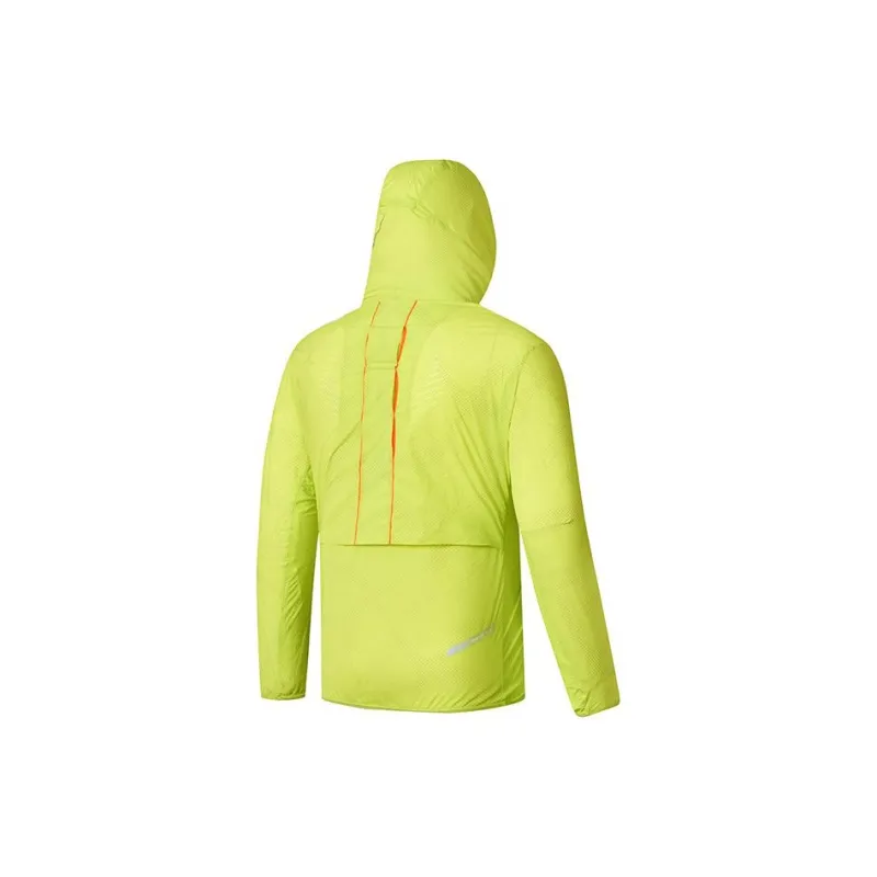 Saucony Breathable Sun Protection Clothing Men's Yellow Green-1
