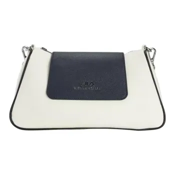 FILA Polyurethane Bonded PU Bonded Synthetic Leather Crossbody Bag Shoulder Bag Mini Women's Ivory