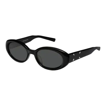 GENTLE MONSTER Plate Frame Oval Sunglasses Unisex Black