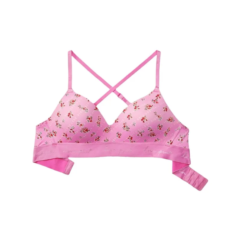 VICTORIA'S SECRET Bra Women's Pink Logo-0