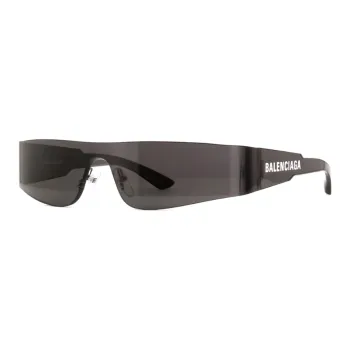 Balenciaga Irregular Shape Sunglasses Unisex Black