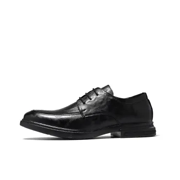 Beidouniao Dress Shoes Men Low Top Black, Brown