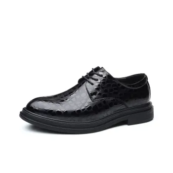 Batotem Dress Shoes Men Low Top Black