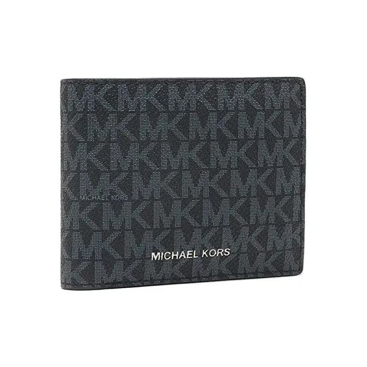 MICHAEL KORS MK Cooper Artificial Leather Wallet Medium Size Men's Marine Blue-1