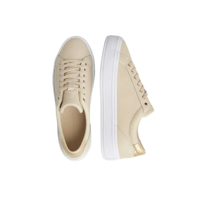 Tommy Hilfiger Low-Top Skateboard Shoes Women's Khaki-3