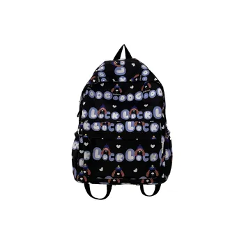 Parker Bear Nylon Backpack Regular Unisex Black White Pink Blue Green