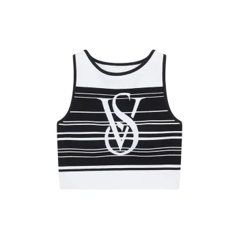 Victoria's Secret Tank Top Women's Black White