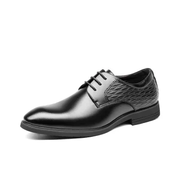 Batotem Dress Shoes Men Low Top Black/Brown