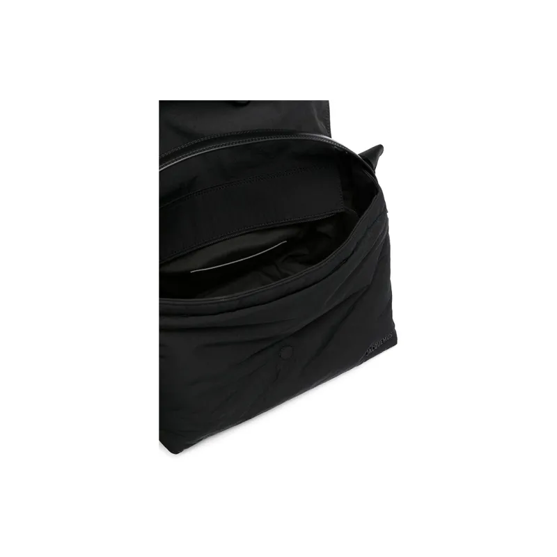 Jacquemus Nylon Messenger Bag Handbag Shoulder Bag Men's Black-2