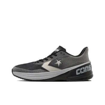 Converse Cons Rundual Anti Slip Wear Resistant Low Top Running Shoes Unisex Gray Black Japan Version
