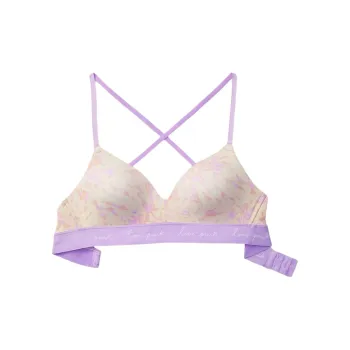 VICTORIA'S SECRET Bra Women's Light Purple Tie Dye
