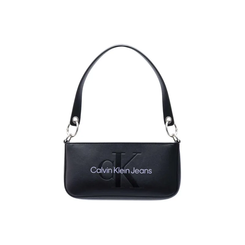 CALVIN KLEIN Synthetic Material Baguette Shoulder Bag Regular Women's Black-1