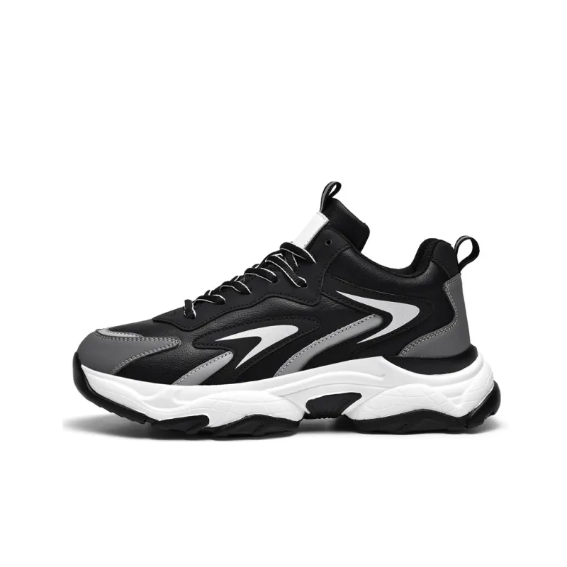 TOMAY Anti-Slip And Wear-Resistant Warm Low-Top Running Shoes Men's-6