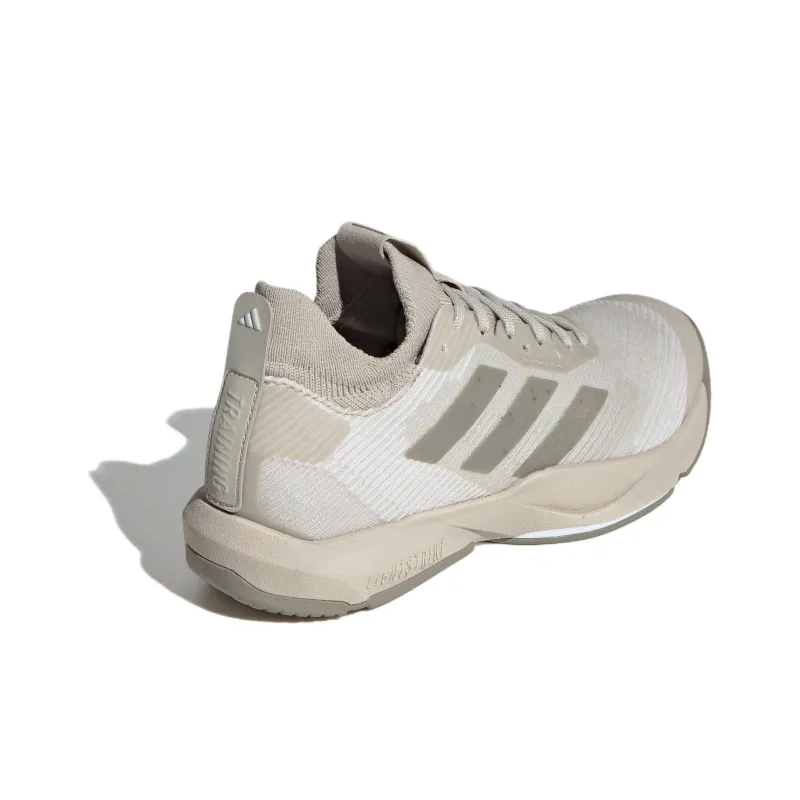 Adidas RAPIDMOVE ADV Anti Slip Wear Resistant Low Top Training Shoes Women's Gray White-3