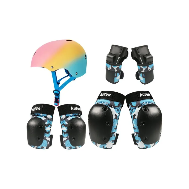 KUFUN Roller Skating Protective Gears ABS Shell Unisex-5