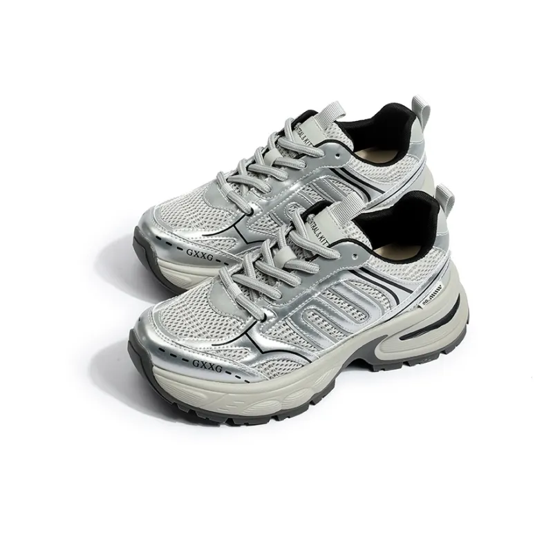 CENTRAL&KITTY Cushioning Lightweight Low-Top Chunky Sneakers Women's-7
