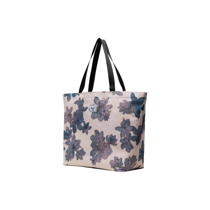 Herschel Polycarbonate Tote Bag Shopping Bag Shoulder Bag Handbag Unisex Moonlight Floral Waves-1