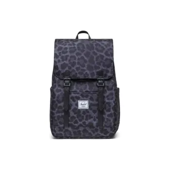 Herschel Recycled Material Backpack Small Size Unisex Digital Leopard Black