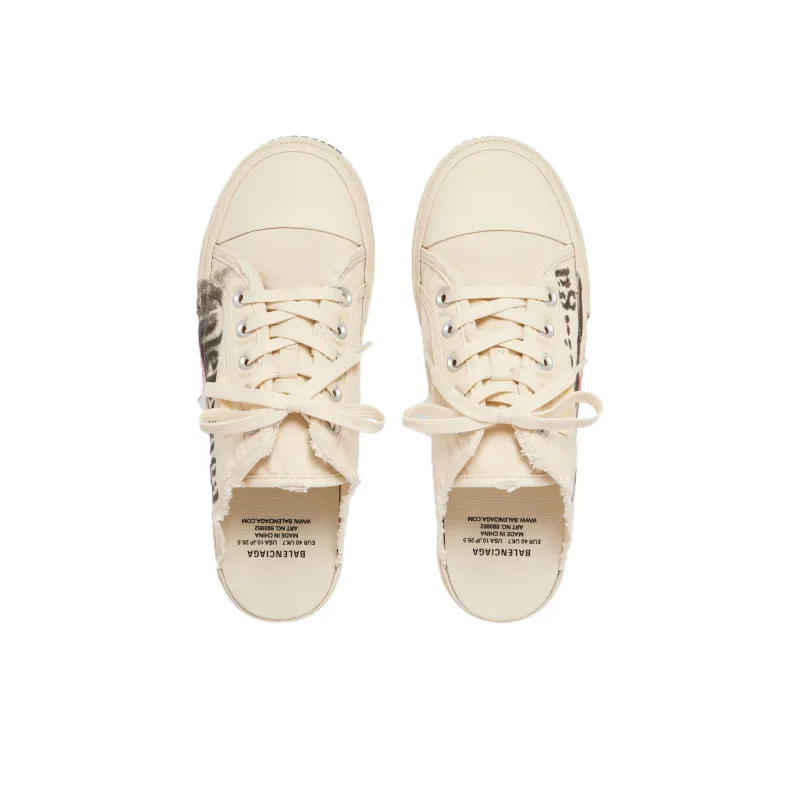 Balenciaga Paris Logo Printed Mule Sneakers Women's-3