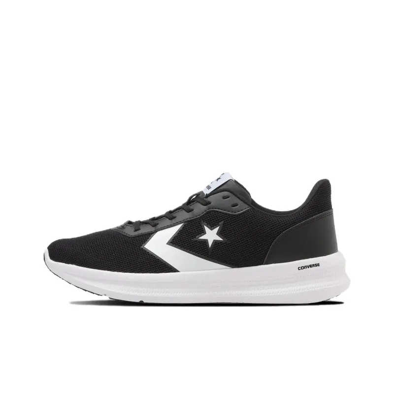 Converse Daystar Cushioning, Wear Resistant Low Top Running Shoes Unisex Black White Japan Version-0