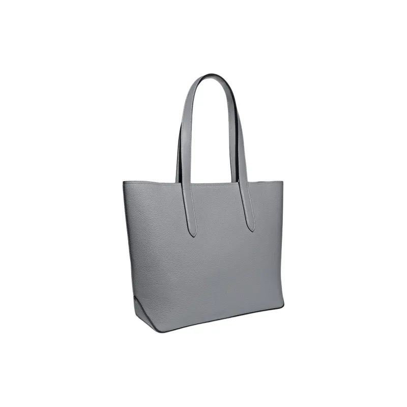 COACH Gotham Sanvalona Leather Patchwork Calfskin Tote Bag Shopping Bag Shoulder Bag Handbag Large Size Men's Gray Blue-1