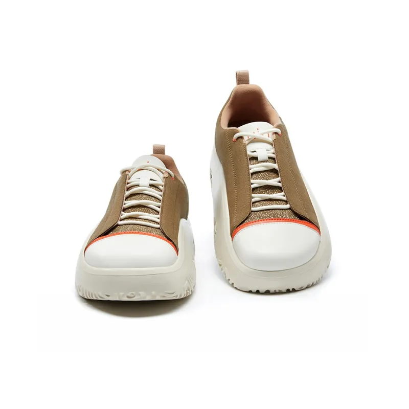 U.IN Painted Travel Shoes Vigo 2 Modern Artistic Collection Low Top Skateboard Shoes Men's-2