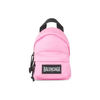 Balenciaga Nylon Fabric Backpack Mini Men's Pink