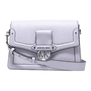 MICHAEL KORS Jessie Leather Cow Leather Shoulder Bag Crossbody Bag Medium Size Women's Haze Purple
