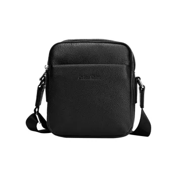 COLINS KEIRS Cow Leather Shoulder Bag Crossbody Bag Regular Men's Black