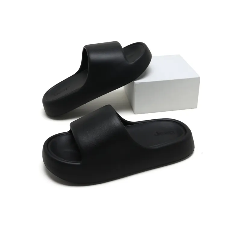 Jeep EVA Quick Dry Slide Slippers Men's Ecru-3