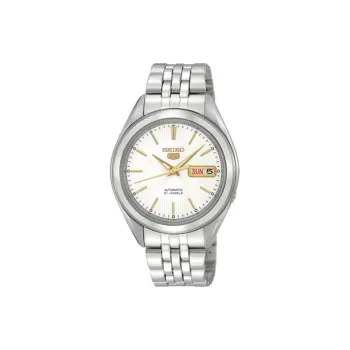 SEIKO Automatic Mechanical Movement Stainless Steel Strap Watch 37mm Unisex White Dial