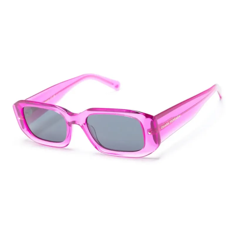 CHIARA FERRAGNI Transperant Rectangle-frame Sunglasses-2