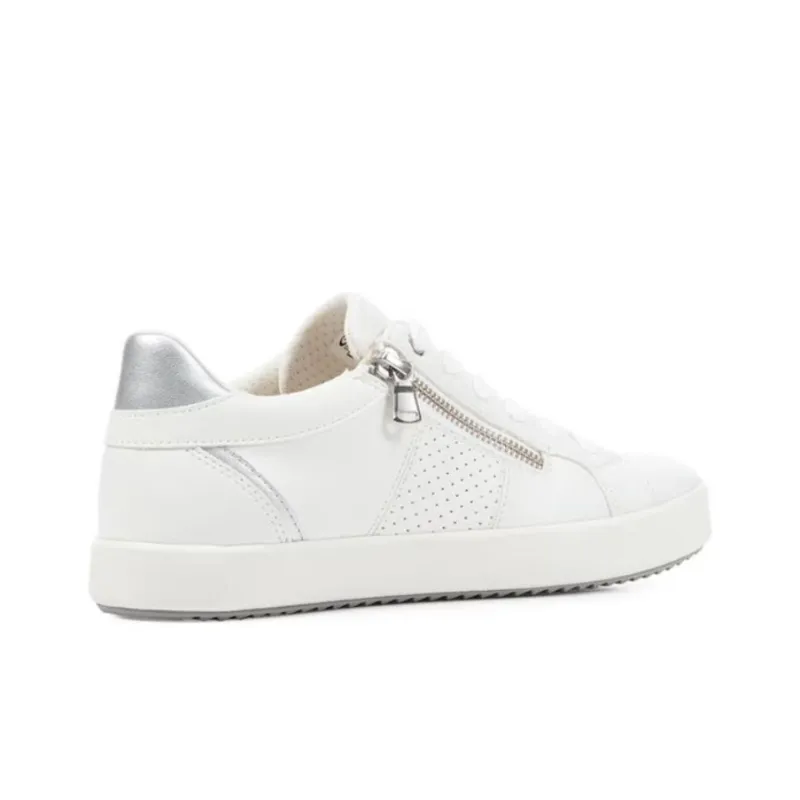 GEOX Low Top Skateboard Shoes Women's White-3