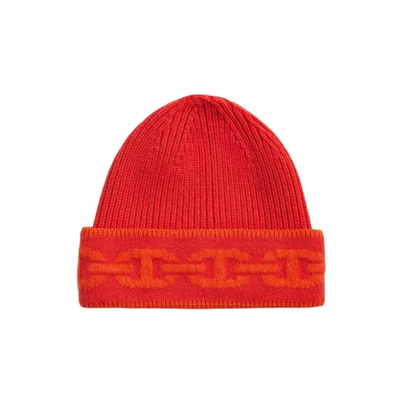 HERMES Cashmere Beanies Women's Red-0