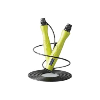 SEIZE KEMP Fitness Training Smart Counting Jump Ropes Adults Carbon Steel+TPU Rope ABS Controller 3m