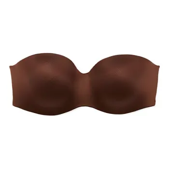 Victoria's Secret BODY By VICTORIA Collection 7440 Minimalist Lightly Lined Smooth Strapless Bra Women's Dark Brown