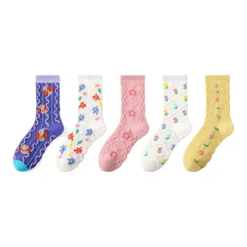 RUMEE FOR Mid-Calf Socks Women's 5 Pack