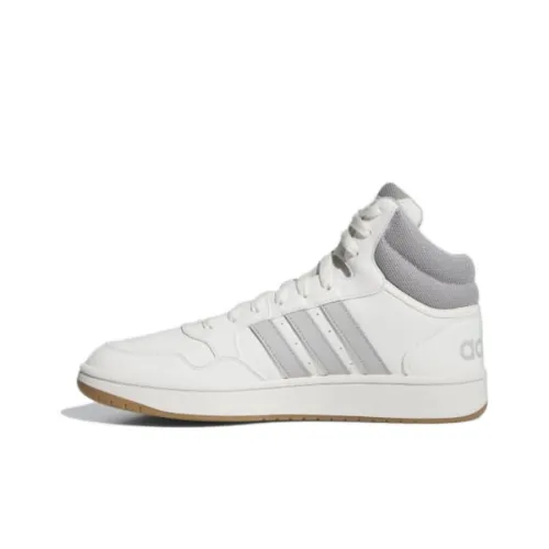 Adidas Hoops 3.0 Mid Classic Vintage Core White Grey Gum