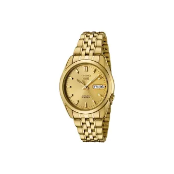 SEIKO Automatic Mechanical Movement Watch Unisex Gold Dial