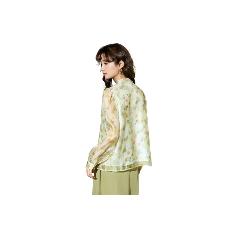 SMEN Chiffon Shirts Women's-1
