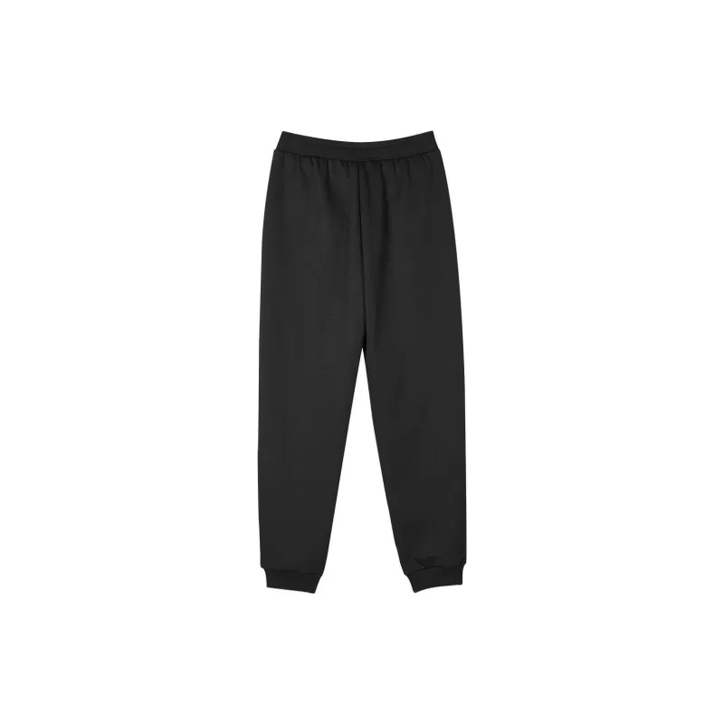 Skechers Colorful Knitted Sports Pants Women's Carbon Black-1