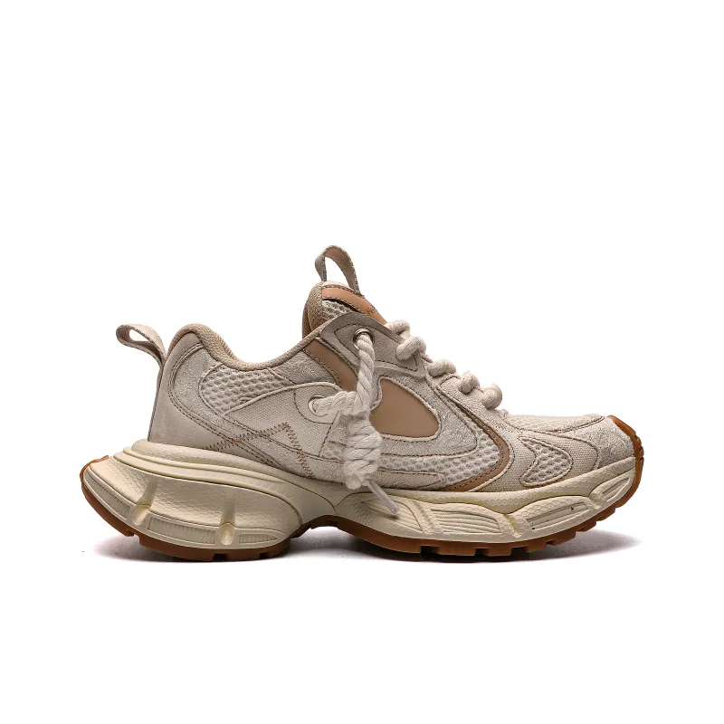 HeeDimensional Cushioning Anti Slip And Wear Resistant Coverage Height Increasing Low Top Chunky Sneakers Unisex-1